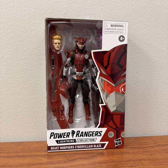 Power Rangers Lightning Collection Beast Morphers Cybervillain Blaze NEW SEALED - Picture 1 of 6